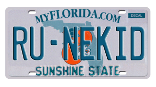 Illustration for article titled 1,800 license plates banned by Florida's DMV